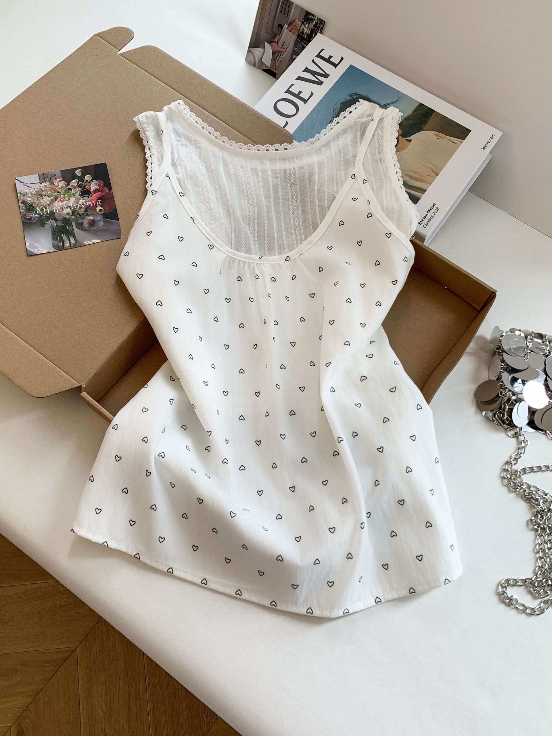 Women Summer Plaid Shirt Vest Fake Two-Piece Sleeveless Top - Image 4