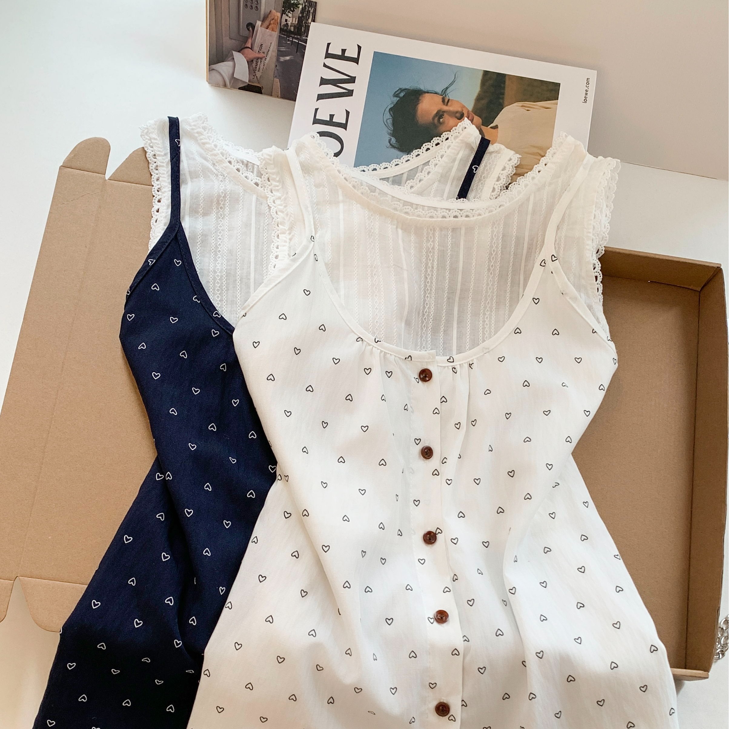 Women Summer Plaid Shirt Vest Fake Two-Piece Sleeveless Top - Image 5